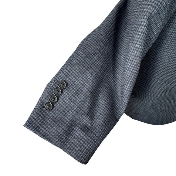 Jos. A. Bank Mens SZ 46R Executive Wool Suit Jacket Plaid Lined Traditional Fit - Picture 3 of 7